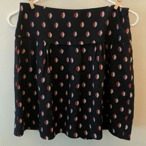 Madewell patterned silk skirt